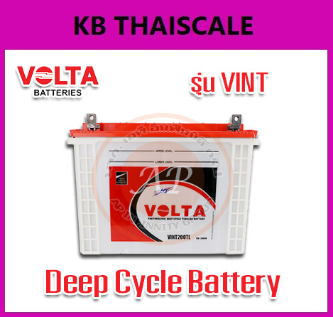 แบตเตอรี่ชนิดน้ำ Deep Cycle ยี่ห้อ Volta รุ่น Vint ทนทานตลอดอายุการใช้งาน